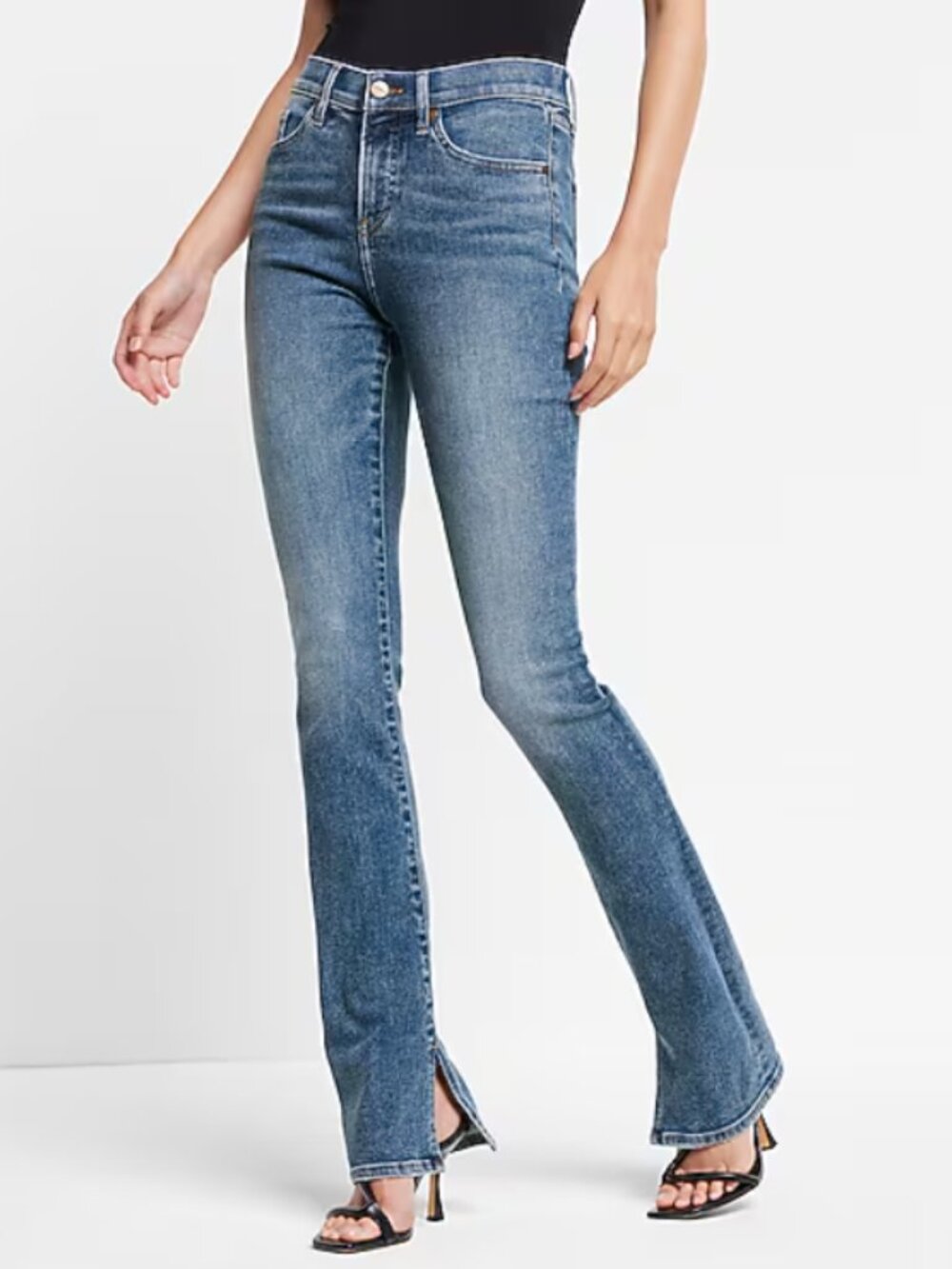 Express Skyscraper Mid Rise Jeans, Size 12 - Picture 3 of 3